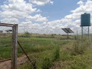 Sandton Corner Stand on an acre with two road frontages.This fenced stand comes with a solar powered