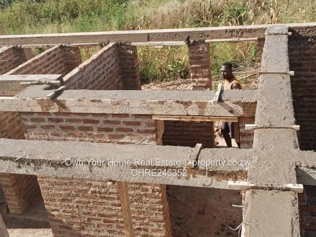 Incomplete Karoi Cottage for sale
