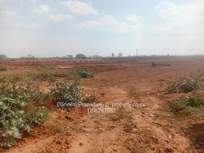 2000 m² Red-Earth Commercial/Industrial Plot — Mt Hampden, Harare West
