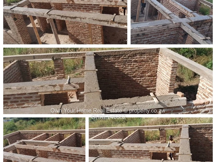 Incomplete Karoi Cottage for sale