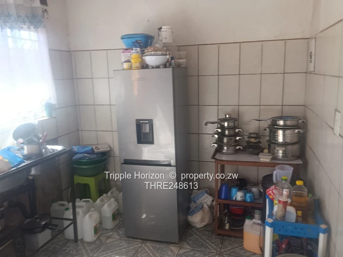 Kuwadzana phase 3, 4-Bed, 2-Bath House on Quiet Dirt Street — Borehole