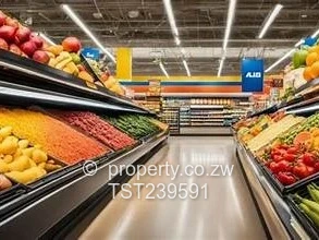 Adylinn Harare West: Supermarket 400m² on 2000m² with Borehole