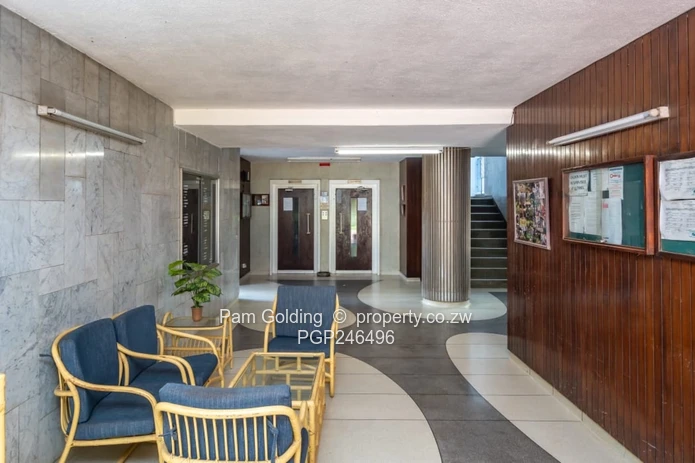 Flat overlooking golf course