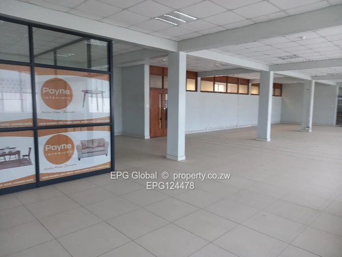 Morden well maintained first floor shop/office to  let in the Central Business District in Mutare   