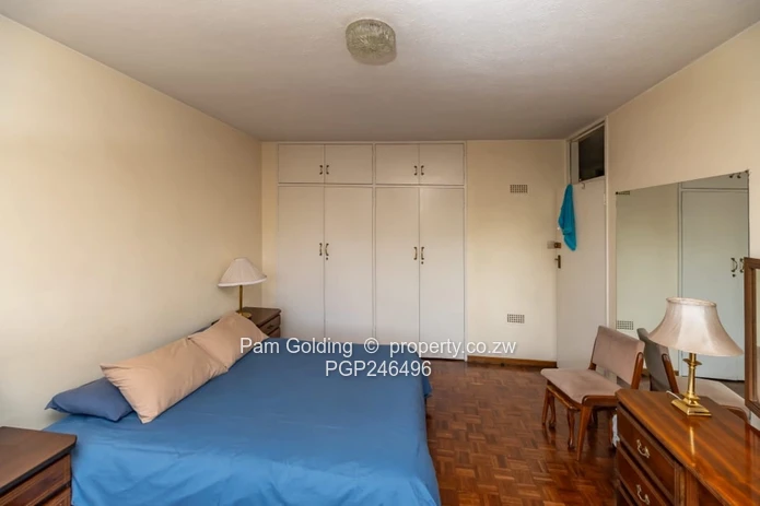 Flat overlooking golf course