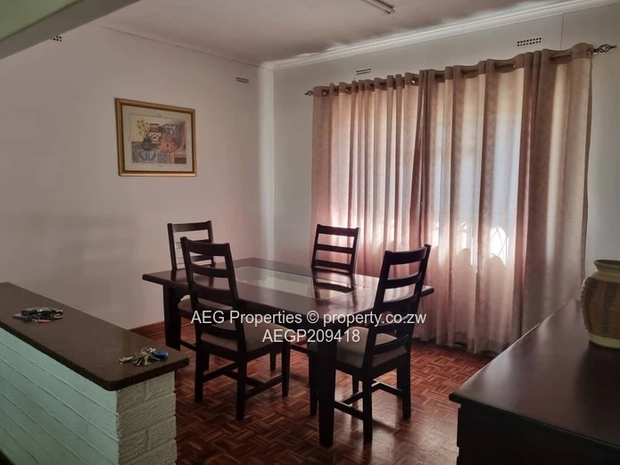 Partly Furnished 3-Bed Garden Flat with Pool in Borrowdale, Harare North