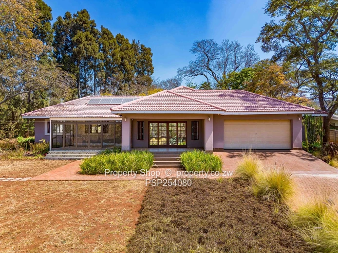 Chisipite 3-Bed Home with Sunroom, Garage & Solar