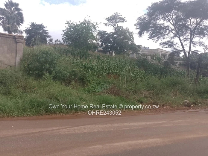 2000 m² Roadside Vacant Stand in Shawasha Hills, Harare North