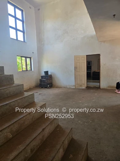 Partly Finished 5-Bed Shawasha Home with Borehole (Sole Mandate)