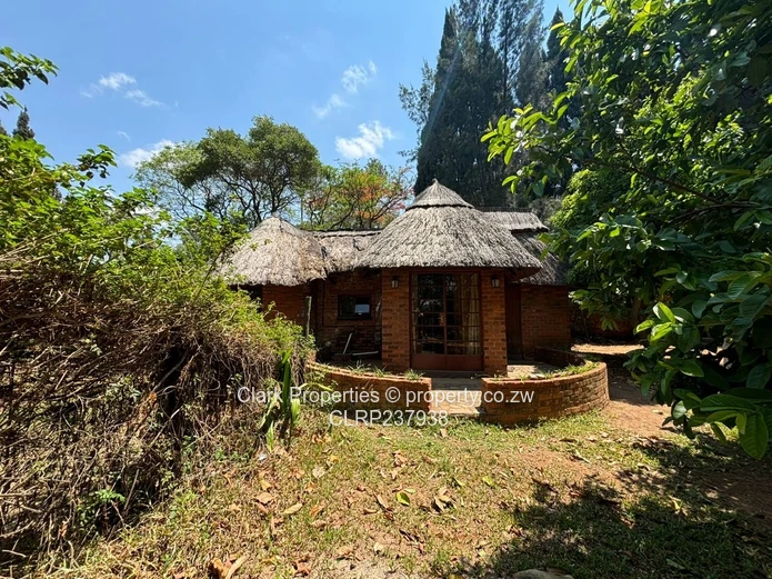 Spacious One-Acre Property with Unique Thatched Residence