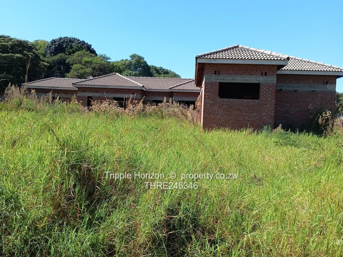 Large 5-Bed Unfinished Home on 4,500m² — Westgate Bluffhill 