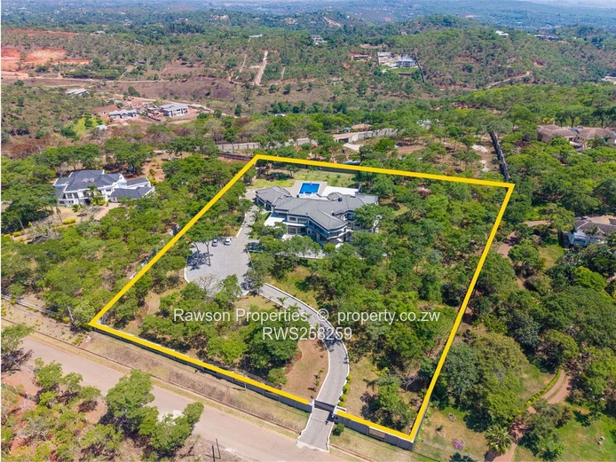 Shawasha Hills: 6-Bed Luxury Estate, Pool & Borehole (Sole Mandate)