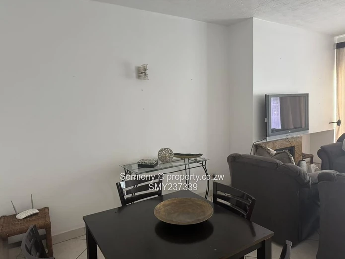 Partially furnished flat for rent