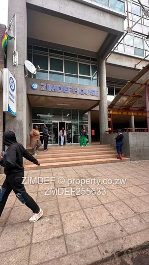  CBD Office in Zimdef House - Secure, AC, Safe Parking Space 