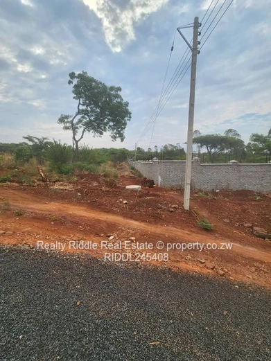 800m² Stand in Brookview - New Tarred Road & Drains