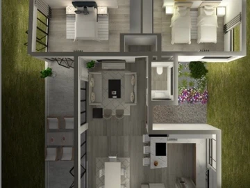 2 Bedroom Townhouse Complex