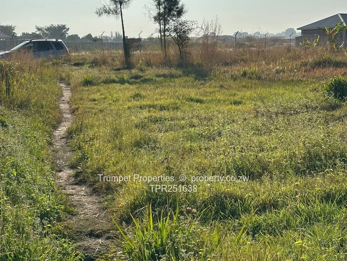 Grassy 973m² Plot with Modest 1-Bed Home in Chitungwiza