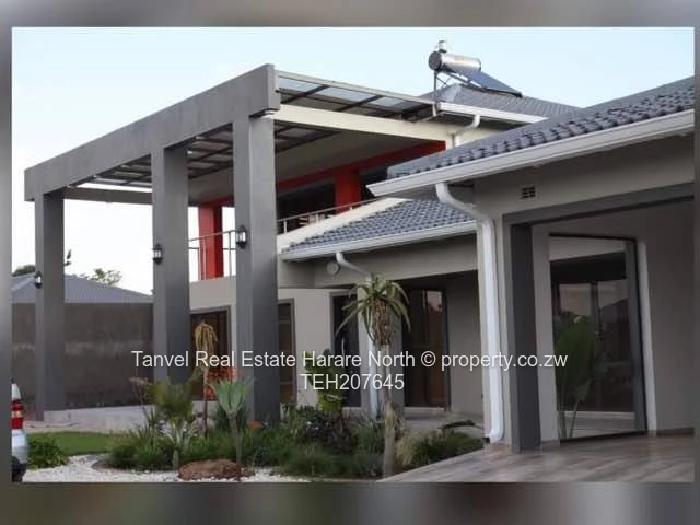 *Mt Pleasant House For Sale.*    An ultra modern double storey house located along Harare Drive 