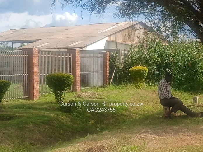 Chegutu 1.5ha Industrial Lot - 300m² Warehouse, Borehole
