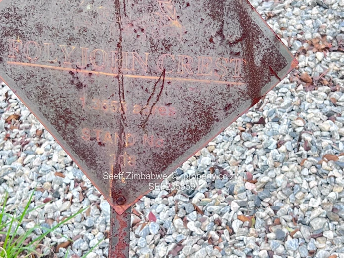 Prime land in Folyjon Crescent. Perfect location (Sole Mandate)