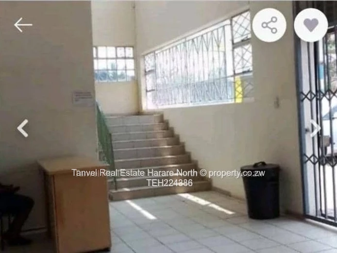 A big office in an upmarket area. The premises have a robust solar system, very reliable borehole an