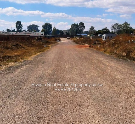 1389m² Stand in Prospect, Harare South — Gated, Tarred & Sewered