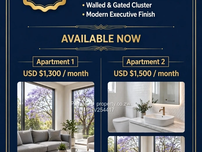 Executive Apartments To Let