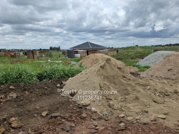 A good piece of land in a mordenly built up and upcoming suburb in Glaudina.