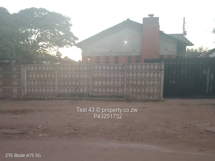 4-Bed Zengeza House — Walled, Gated with Brick Chimney