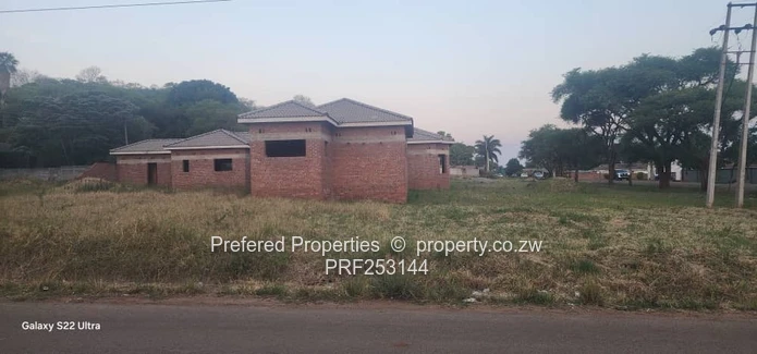 Unfinished 4-Bed Brick Home with Tiled Roof on 2,000m²