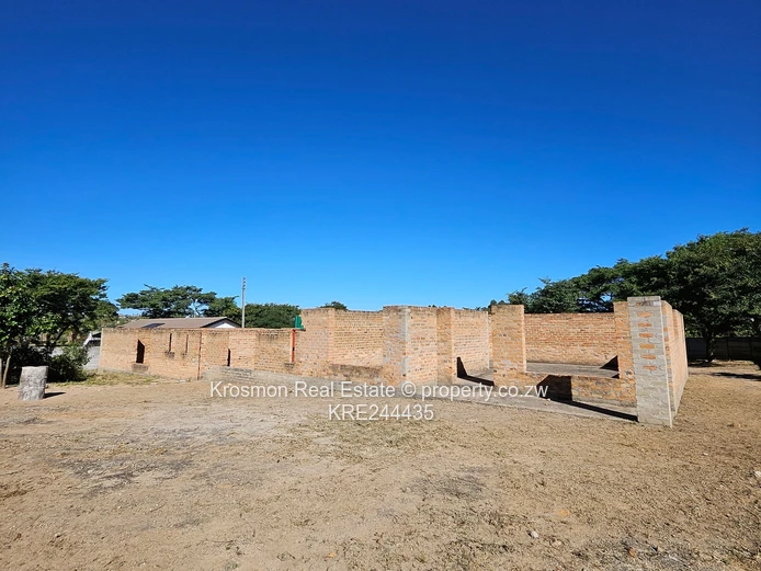 Partly Built 4-Bed Brick Shell on 2,075m² – Marondera