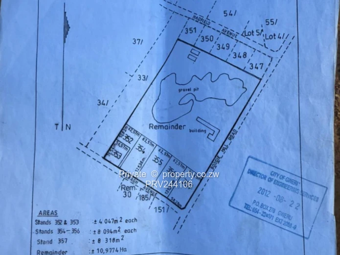 Prime Residential Land for Sale – Ridgemond, Gweru (Sole Mandate)