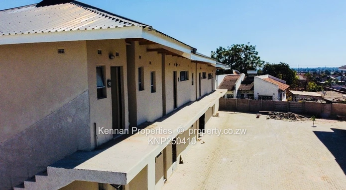 Apartment units in a two storey block of flats for sale in Ashdown Park.