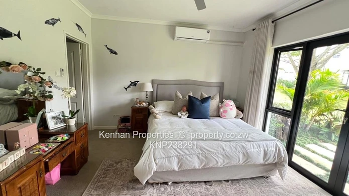 Stunning partly double storey home in Borrowdale Brooke Golf Estate overlooking the 18th Fairway. 