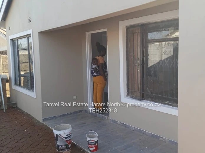 Available for Sale in Warren Park D is a neatly refurbished house with 5 Bedrooms, Lounge and kitche
