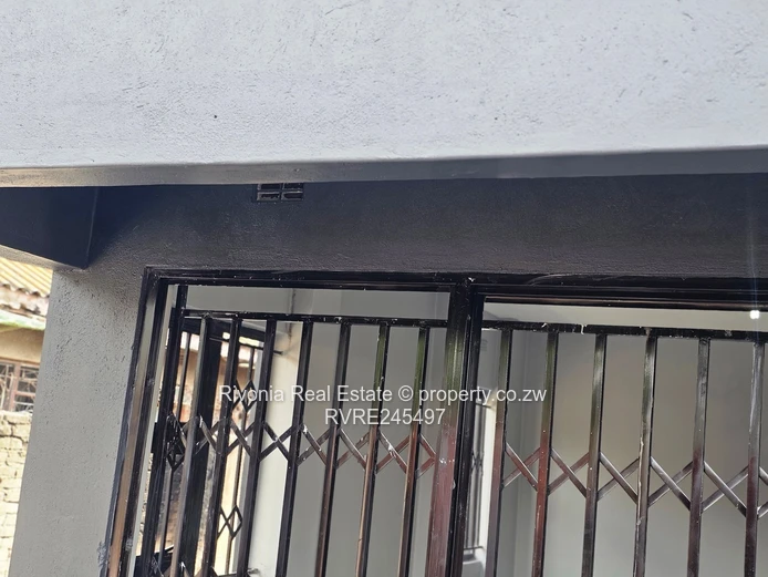 Budiriro 2BR/2BA  — Fresh Grey Interior & Secure main  Grills with 2 wings  