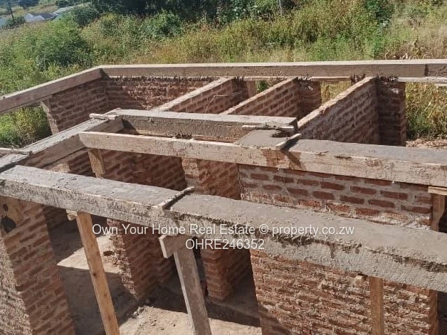 Incomplete Karoi Cottage for sale