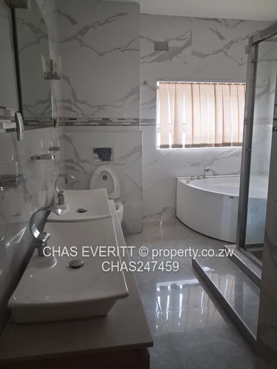 5 Bed Fully Furnished Double Storey House to Rent in Borrowdale Brooke