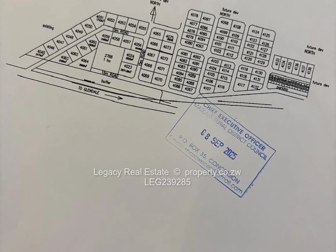 Prime 2,000sqm Stands for Sale Near Concession–Glendale Road, Mazowe