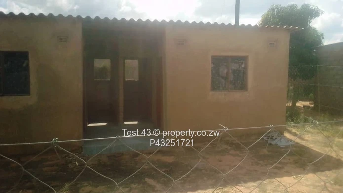 Unfinished 2-Bed Home with Fenced Yard in Chitungwiza