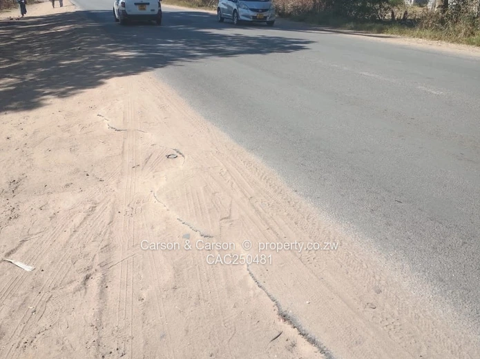 2000 m² Commercial/Industrial Land — Chitungwiza Main Road