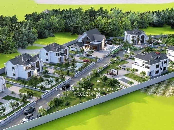 Exclusive 1.4ha Borrowdale Estate - Modern Stands & Clubhouse