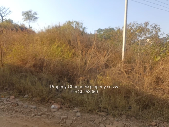 2500m² Sloping Stand with Road Access & Power, Philadelphia, Harare North