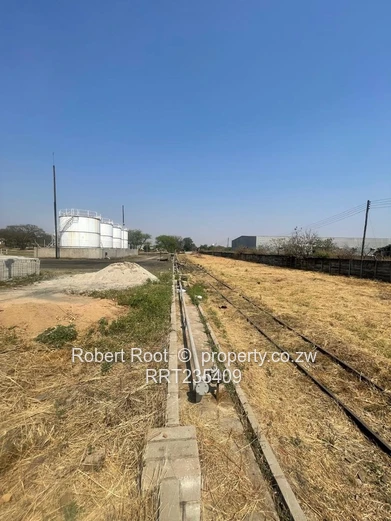 Bulk Fuel Depot With A Big RAIL SIDING