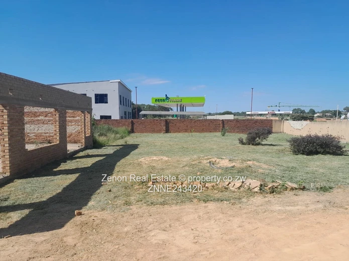 Masvingo: 2,000m² Commercial property with Unfinished Brick Shell