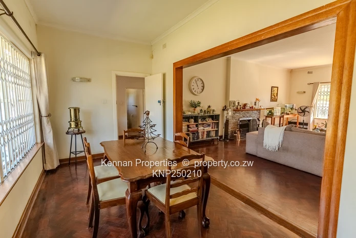 Attractive five bedroom home on two and a half acres. Good water and Msasa trees. (Sole Mandate)