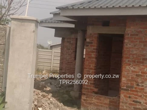 Unfinished 4BR Brick Home with Verandah in Budiriro, title deeds