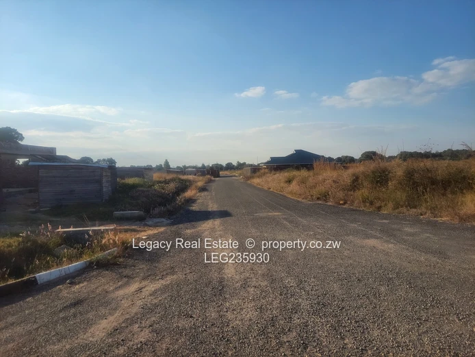 Waterfalls prospect serviced stands with Tarred Roads,Sewer Line and ZESA.