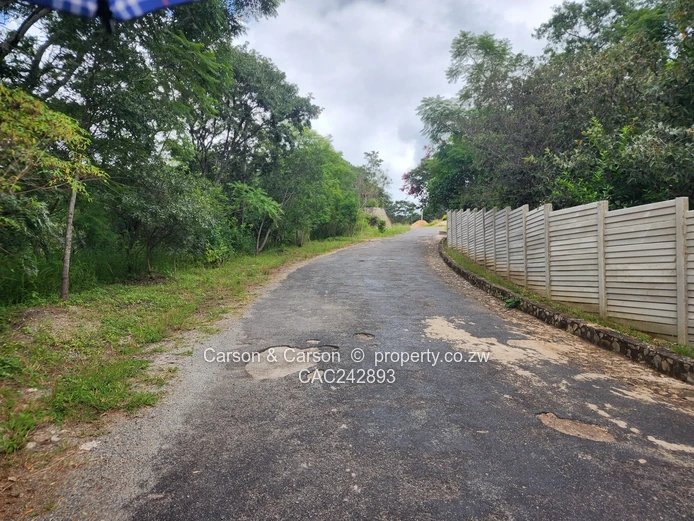 Chisipite 5500m² — Tree-Lined Stand with Tarred Main Road Frontage