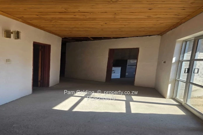 Incomplete 4-Bedroom House On An Acre